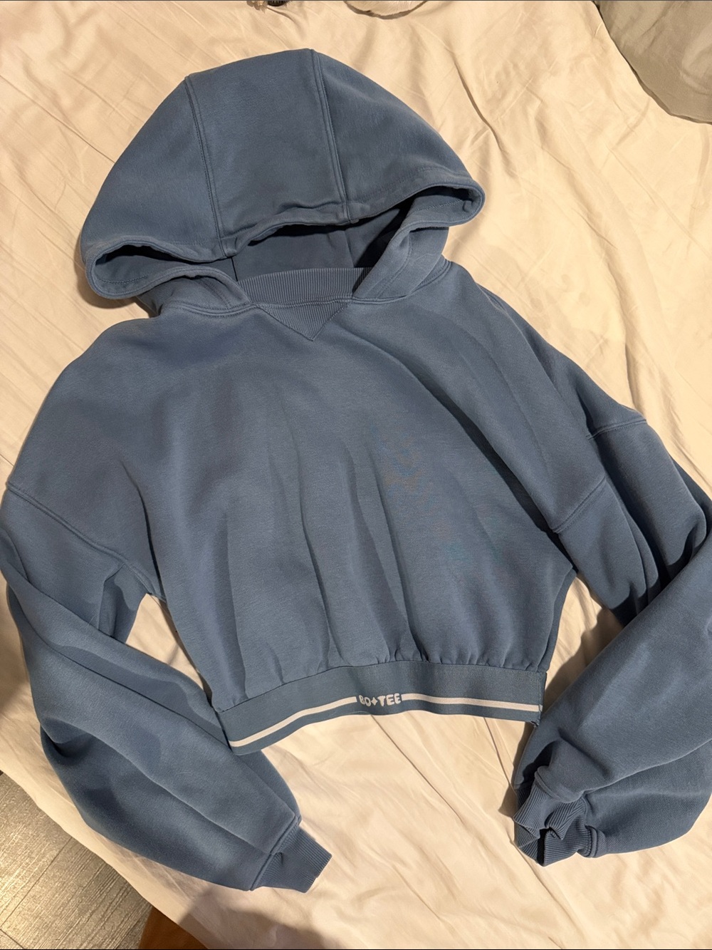 Bo + Tee cropped hoodie
